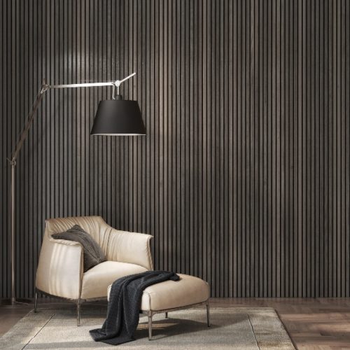 Acoustic__Slat_Wall_Panels_Smoked_Oak_Sound_Proofing_Interior_Design_Dorchester_Weymouth_Bridport