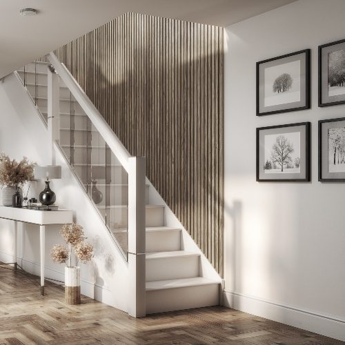 Walnut Acoustic Slat Wall Panel - Image 2