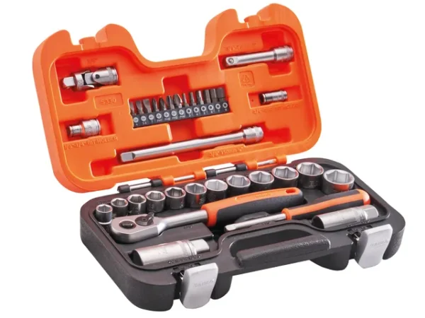 Bahco 34 Piece 3/8in Square Drive Socket Set