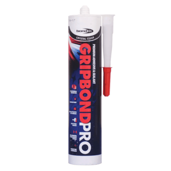 Bond It GB Gripbond Pro Hybrid Sealant & Adhesive  (Crystal Clear)