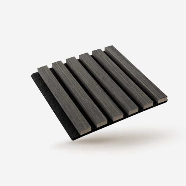 Grey Acoustic Slat Wall Panel - Image 3