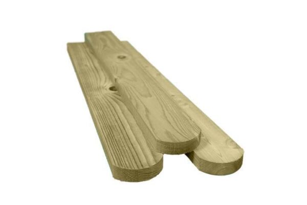 Round Top Picket Pale - Pressure Treated - 0.9m x 75xmm x 20mm