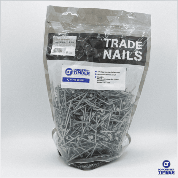 50mm x 2.65mm - Galvanised Round Wire Nails | 2.5kg