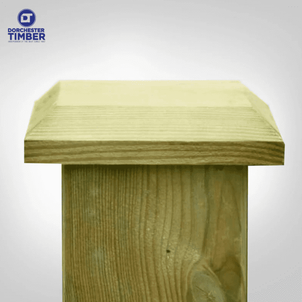 Timber Fence Post Cap - 125mm for 100mm Post